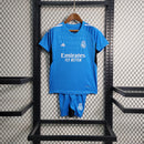 Kit Infantil Nova Camisa Real Madrid + Shorts GOLEIRO - 2023/2024