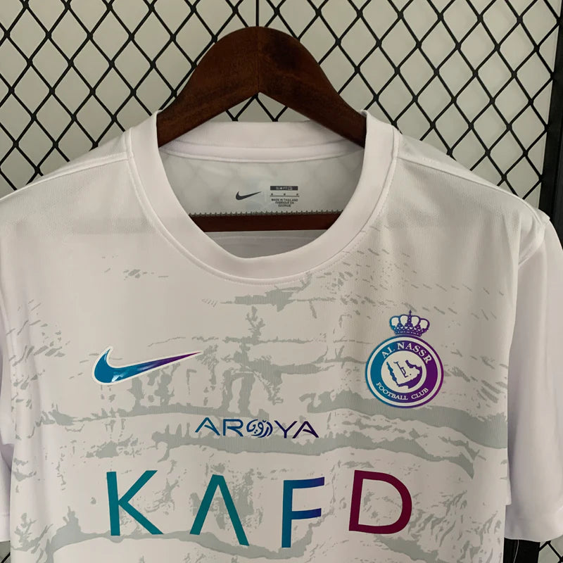 Nova Camisa Al-Nassr III 2023/2024 BRANCA - Torcedor [FRETE GRÁTIS]