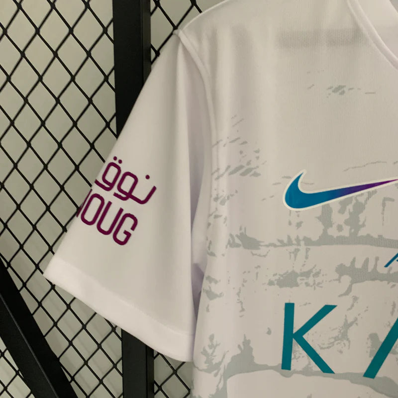 Nova Camisa Al-Nassr III 2023/2024 BRANCA - Torcedor [FRETE GRÁTIS]