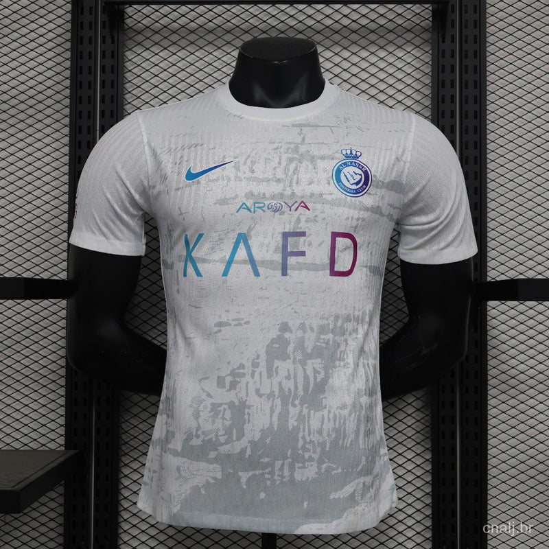 Nova Camisa Al-Nassr III 2023/2024 versão Jogador NIKE - BRANCA - [FRETE GRÁTIS]
