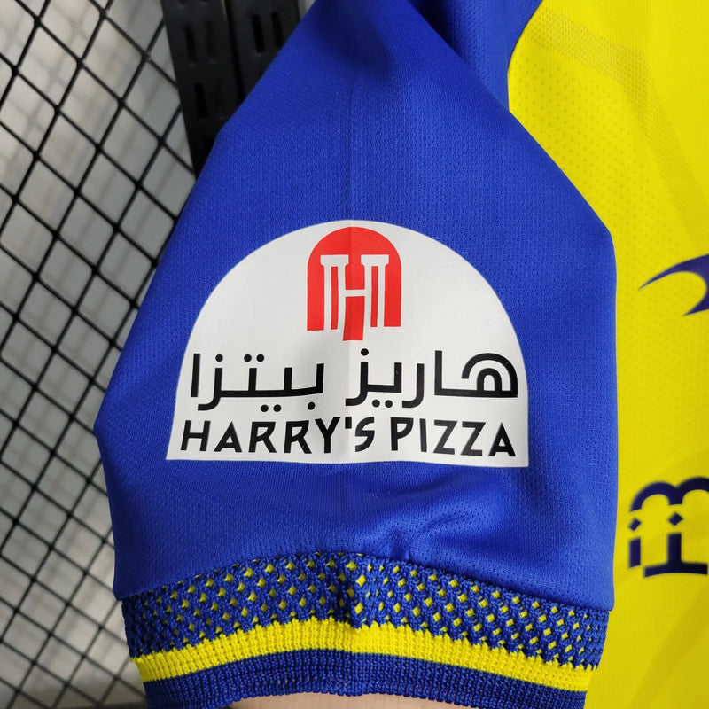 Nova Camisa Al-Nassr FC Home 2022/2023 Amarela e Azul - Torcedor [FRETE GRÁTIS]