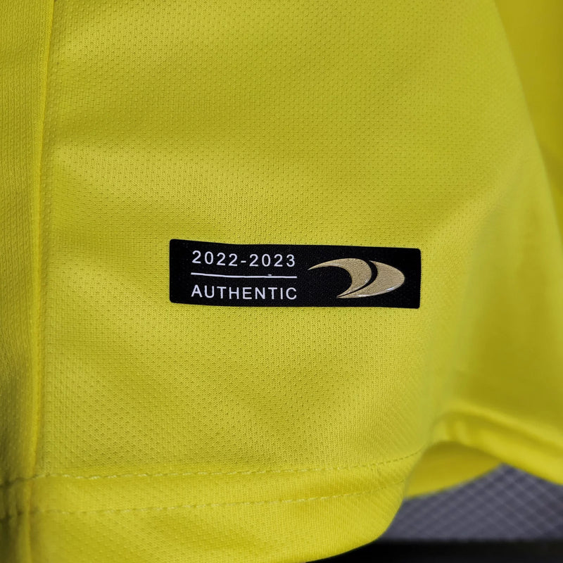 Nova Camisa Al-Nassr FC Home 2022/2023 Amarela e Azul - Torcedor [FRETE GRÁTIS]