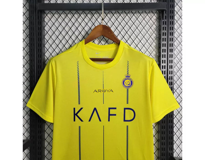 Nova Camisa Al-Nassr Home 2023/2024 Amarela - Torcedor [FRETE GRÁTIS]