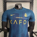 Nova Camisa Al-Nassr II 2023/2024 versão Jogador NIKE - Azul Marinho - [FRETE GRÁTIS]