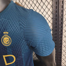 Nova Camisa Al-Nassr II 2023/2024 versão Jogador NIKE - Azul Marinho - [FRETE GRÁTIS]