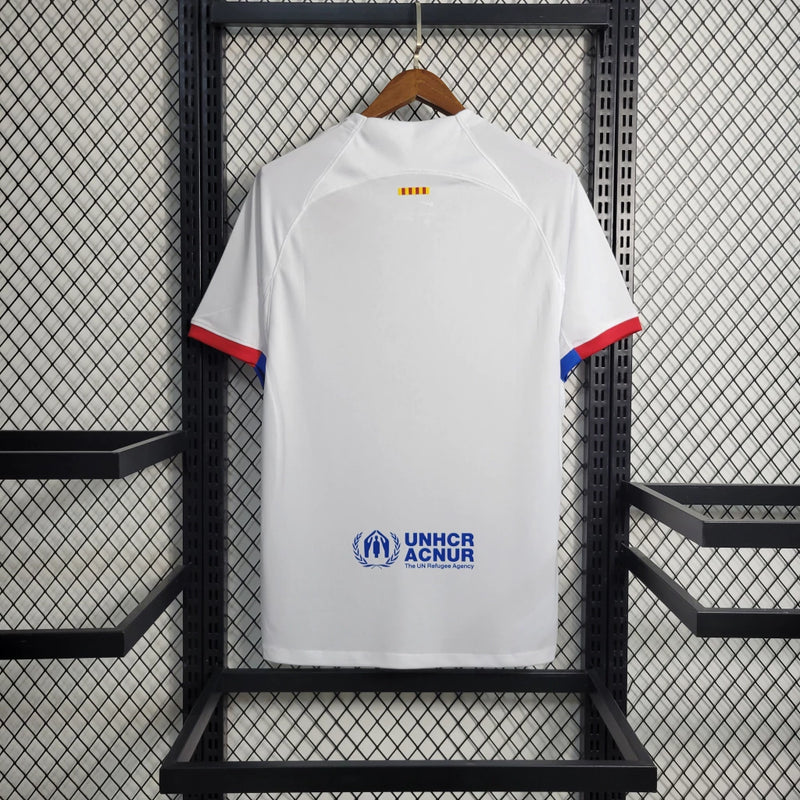 Nova Camisa Barcelona 23/24 Branca - (FRETE GRÁTIS)