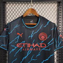 Camisa Manchester City III 2023/24 Torcedor - Preto e Azul