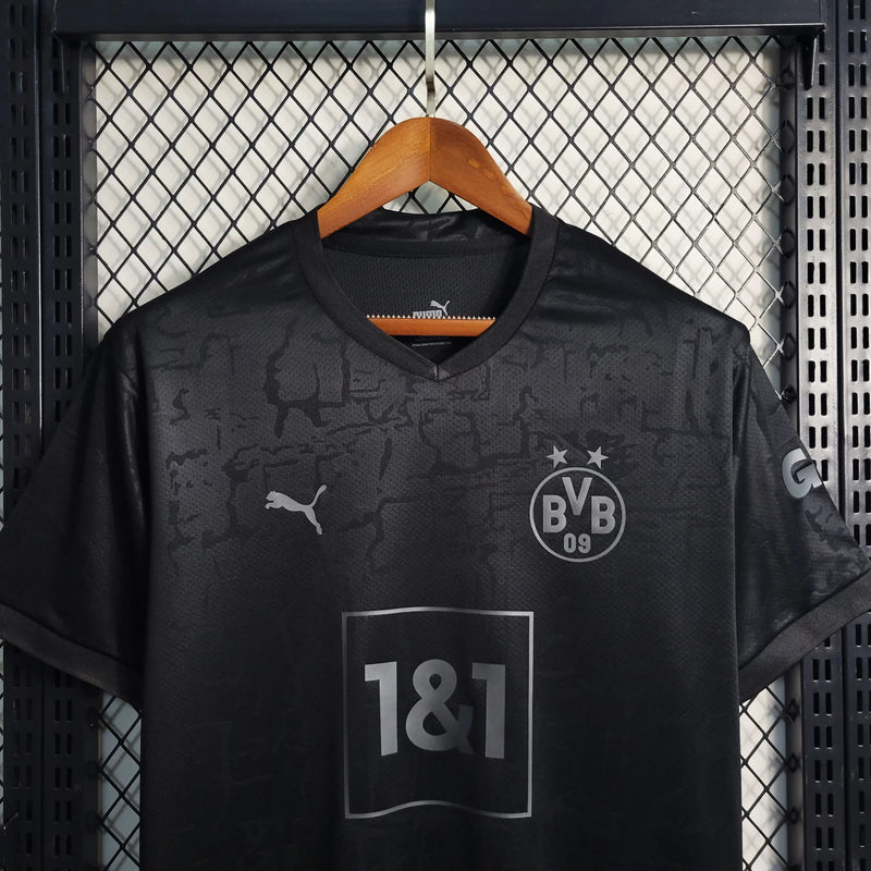 Nova Camisa do Borussia Dortmund - Black Versão Torcedor 2023/24 [FRETE GRÁTIS]
