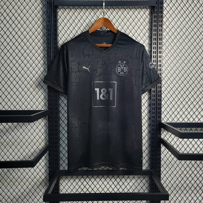 Nova Camisa do Borussia Dortmund - Black Versão Torcedor 2023/24 [FRETE GRÁTIS]