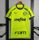 Nova Camisa Palmeiras III Torcedor - Amarelo Fluorescente 2023/24 [FRETE GRÁTIS]