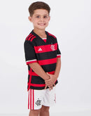 Kit Infantil Flamengo Camisa + Shorts 2024/2025 (FRETE GRÁTIS)
