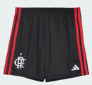 Kit Infantil Flamengo Branco Camisa + Shorts 2024/2025 (FRETE GRÁTIS)