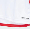 Kit Infantil Flamengo Branco Camisa + Shorts 2024/2025 (FRETE GRÁTIS)