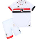 Kit Infantil São Paulo Branca Camisa e Short 2024/2025