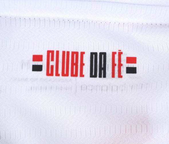 Kit Infantil São Paulo Branca Camisa e Short 2024/2025