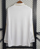 Camisa manga longa Real Madrid Retrô- 2011/12 - Branco [FRETE GRÁTIS]