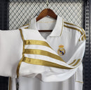 Camisa manga longa Real Madrid Retrô- 2011/12 - Branco [FRETE GRÁTIS]