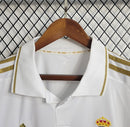 Camisa manga longa Real Madrid Retrô- 2011/12 - Branco [FRETE GRÁTIS]