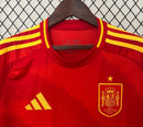 Camisa Espanha I 2024 Torcedor - Vermelho Eurocopa 2024 [FRETE GRÁTIS]