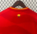 Camisa Espanha I 2024 Torcedor - Vermelho Eurocopa 2024 [FRETE GRÁTIS]