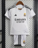 Kit Infantil Real Madrid Home - 2024/2025 (FRETE GRÁTIS)