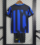 Kit Infantil Inter de Milão Home - 2023/2024 (FRETE GRÁTIS)