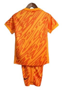 Kit Infantil Inglaterra Goleiro - 2024/2025 Laranja (FRETE GRÁTIS)