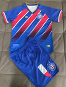 Novo Kit Infantil Bahia Tricolor Camisa e Short 2024 (FRETE GRÁTIS)