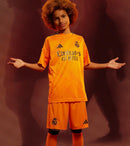 Kit Infantil Nova Camisa Real Madrid + Shorts  - 2024/25 (FRETE GRÁTIS)