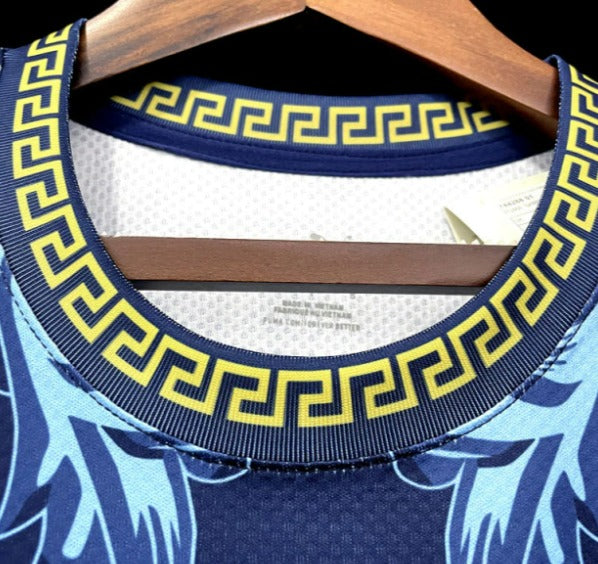 CAMISA ITÁLIA 2022-23 TORCEDOR MASCULINA AZUL [FRETE GRÁTIS]