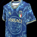 CAMISA ITÁLIA 2022-23 TORCEDOR MASCULINA AZUL [FRETE GRÁTIS]