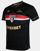 Nova Camisa São Paulo III 25/26 Comemorativa New Balance - Preto+Vermelho [FRETE GRÁTIS]