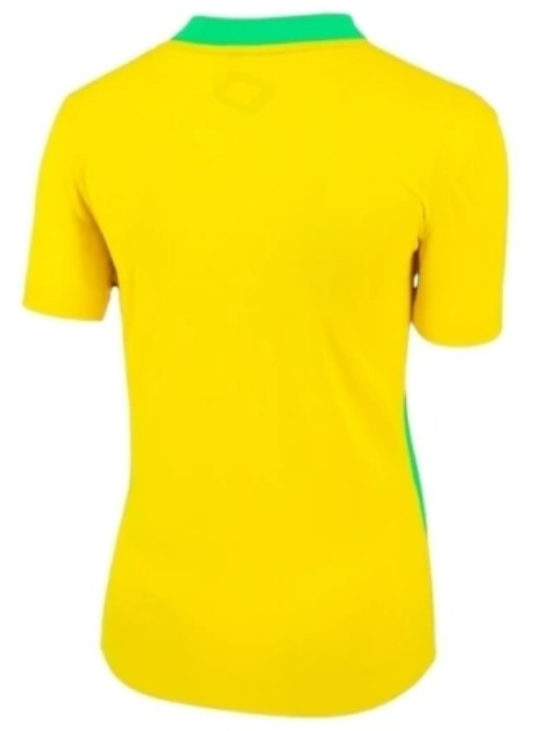Nova Camisa Seleção Brasileira I 25/26 - Amarela com detalhes em verde