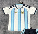 Kit Infantil Argentina 2026/27 - Copa do Mundo 26 (FRETE GRATIS)