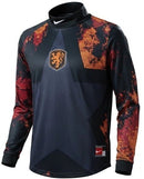 Nova Camisa Holanda 2026/27 Goleiro - Manga longa - Preta Laranja (FRETE GRÁTIS)