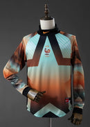 Nova Camisa França 2026/27 Goleiro - Manga longa - Laranja Preta (FRETE GRÁTIS)