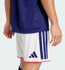 Novo Shorts Japão I adidas 2026 Branco/azul [FRETE GRÁTIS]