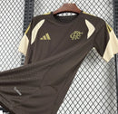 Nova Camisa Treino Flamengo 2026 Marrom [FRETE GRÁTIS]