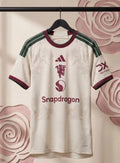 Nova Camisa Manchester United III 26/27 - Bege com detalhes em vinho e verde (FRETE GRÁTIS)