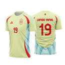 Camisa Espanha II 2024 Torcedor - Amarelo Eurocopa 2024 [FRETE GRÁTIS]