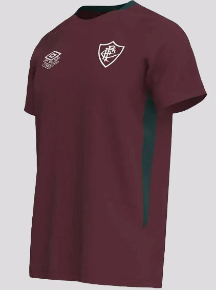 Nova Camisa Fluminense Treino 2025 Grená/Verde Umbro [FRETE GRÁTIS]