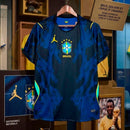 Nova Camisa Seleção Brasileira II 2026 - Torcedor - Azul e Preto [FRETE GRÁTIS]