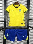 Novo Kit Infantil Brasil Camisa e Short 2026 (FRETE GRATIS)