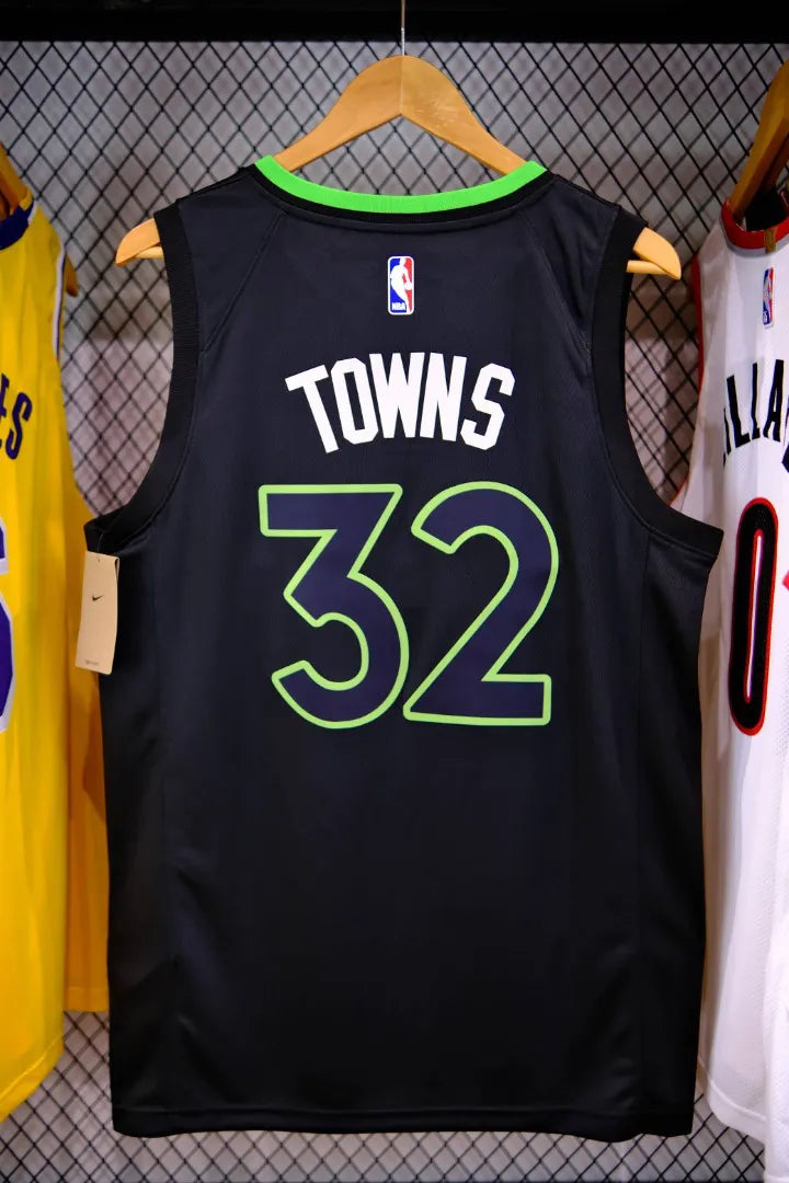 Camisa Regata NBA Nike Minnesota Timberwolves 2022/2023 Preta