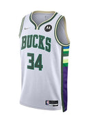 Camiseta Regata NBA Milwaukee Bucks Nike Masculina - Branca